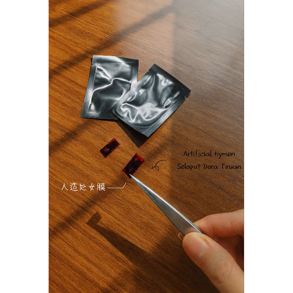 Selaput Virgin Buatan – Artificial Hymen Strip (1pcs)