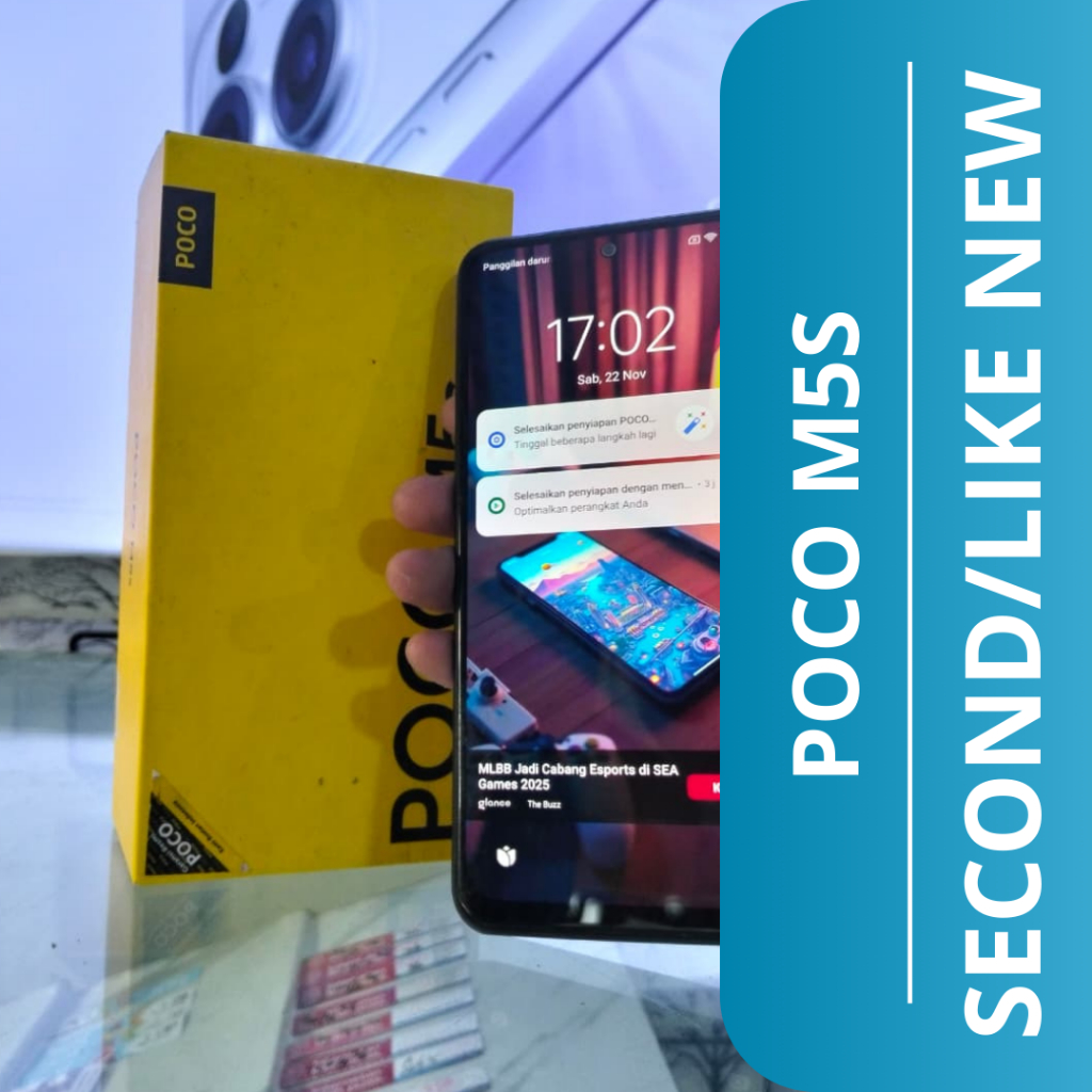 HP SECOND POCO M5S (6/128) /POCO M5S HP SECOND/SECOND LIKE NEW