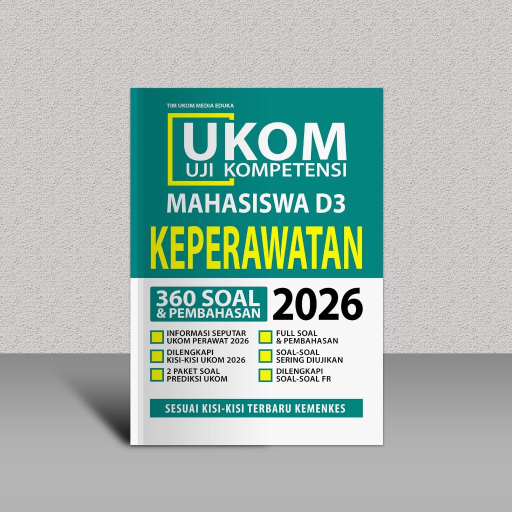 Buku UKOM Uji Kompetensi D3 Keperawatan 2026