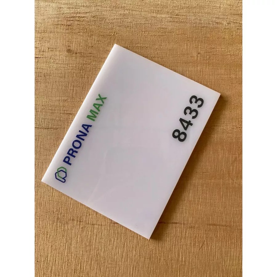 (BACA DESKRIPSI) Acrylic Putih susu/ Akrilik putih susu Lembaran 122 x 244 PRONAMAX