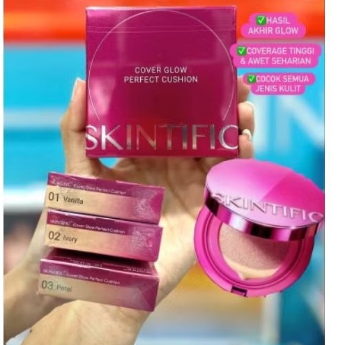 Skintific Cover Glow Cushion/SkintificCushionPink