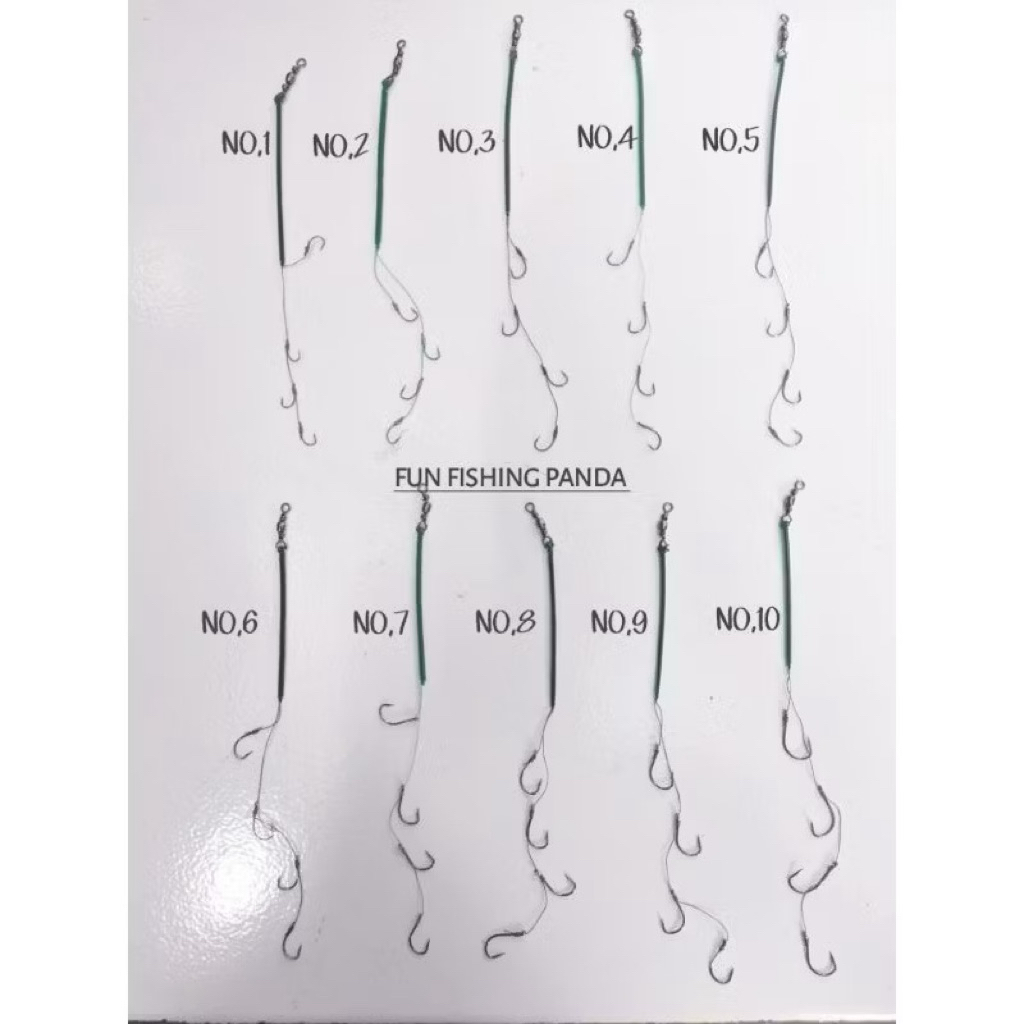 Kail Rangkaian Lumut/Rakitan pancing lumut/Rakitan nila/Kail pancing rangkaian lumut/kail lumut mura