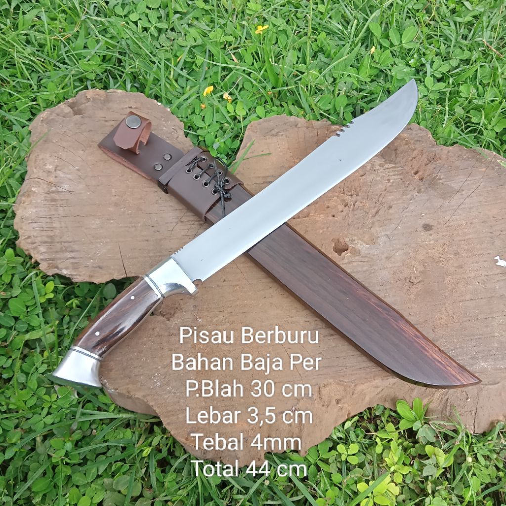 Pisau Pemburu Baja Per Full Tang DR KNIVES Terlaris 2025