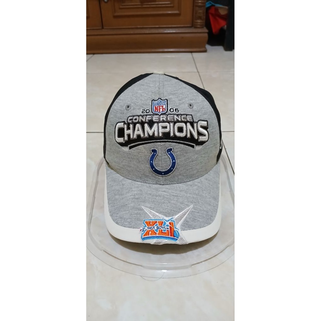 Indianapolis Colts NFL 2006 Conference Champions Super Bowl XLI Hat