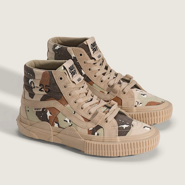Vans OTW OAMC X WTAPS Sk8 Hi GL Lug Desert Camo Original Resmi