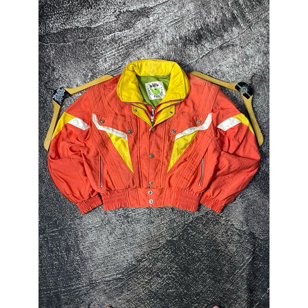 VINTAGE RACING CROP || KILLY || 3 LAYER  MODEL JARANG - TEBAL