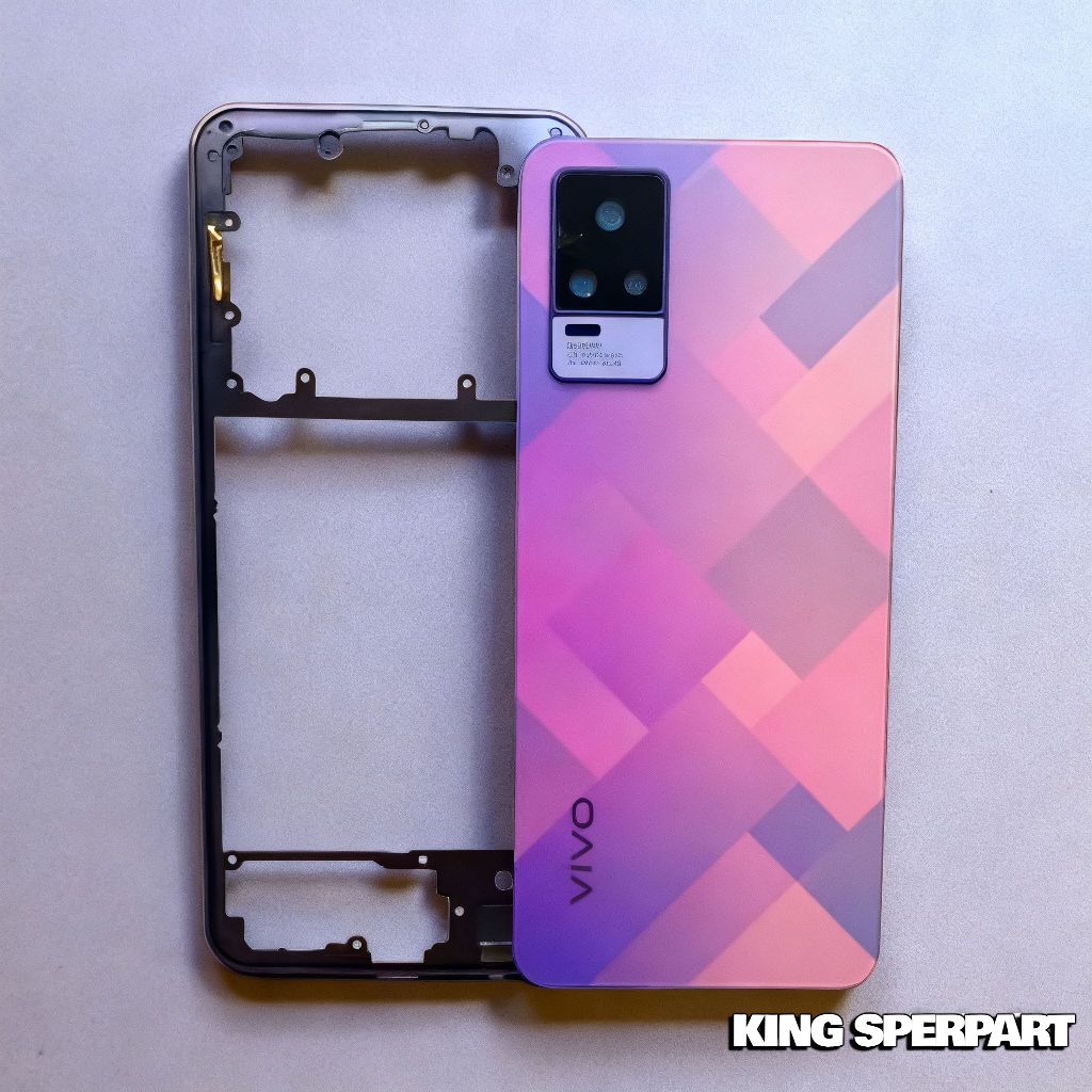 Backcover Kesing Housing Casing Vivo V21 4G / Vivo V21E Bezel + Backdoor