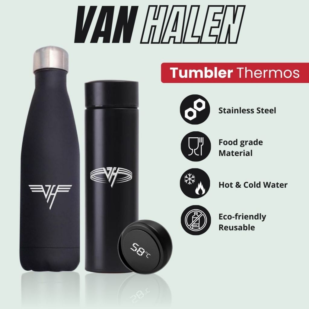 VAN HALEN - TUMBLER TERMOS CUSTOM DESAIN VAN HALEN