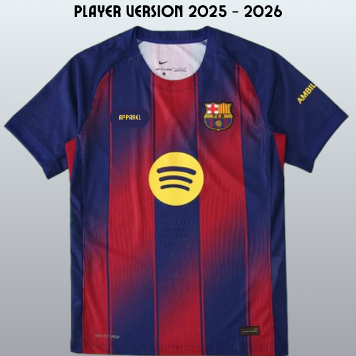 Player issue Jersey barca home 2025 2026