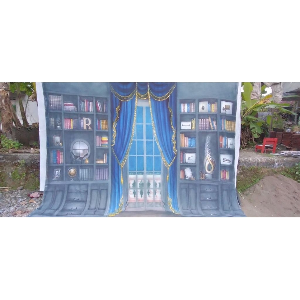 WISUDA BACKGROUND LIMITED EDITION 3X4M BAHN KAOS