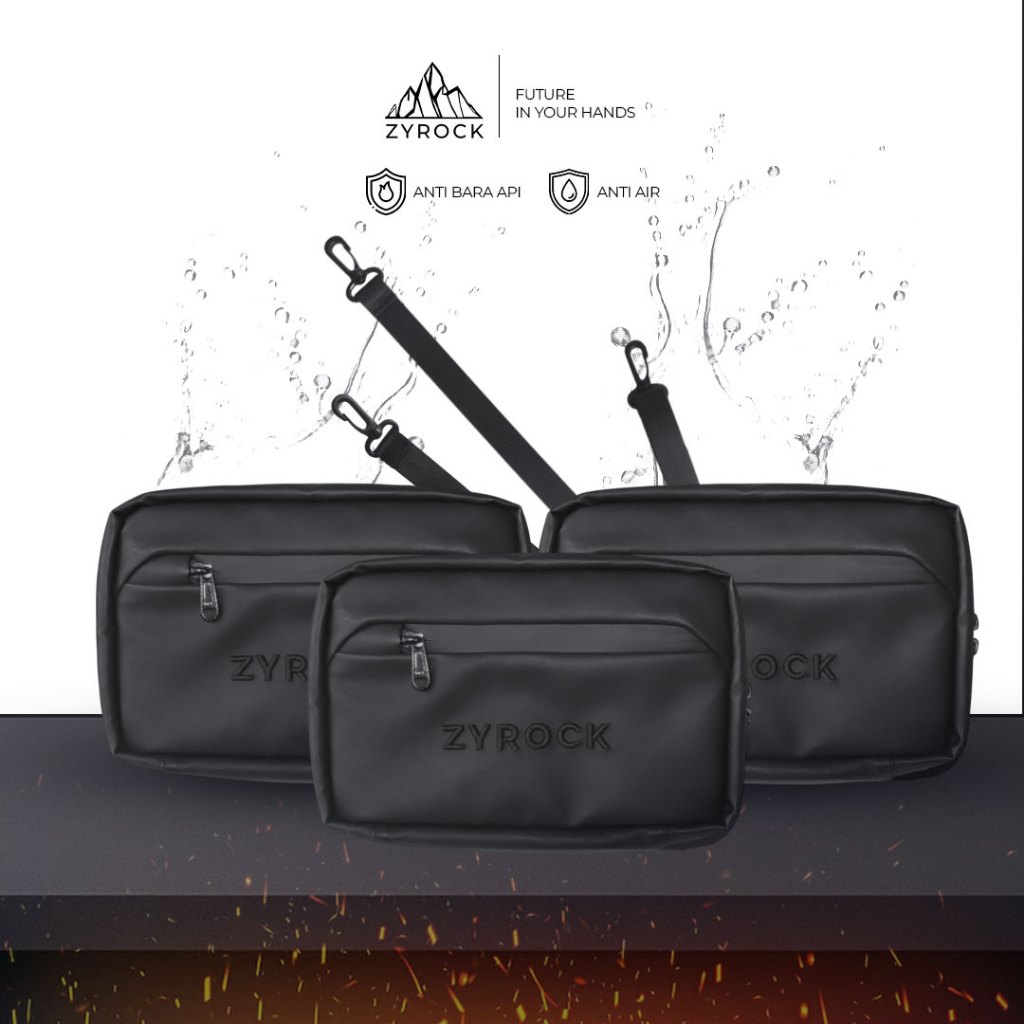 Zyrock Triple Exlusive Series Handbag Waterproof Tangguh Stylish Modern Tas Selempang Pria
