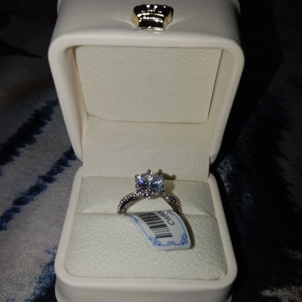 cincin moissanite / cicin gra / cincin mata batu moissanite