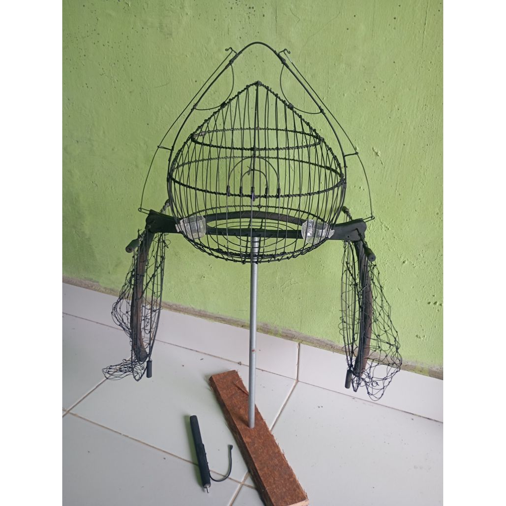 sangkar jebakan / jerat burung doble trap otomatis /perangkap burung /jerat burung