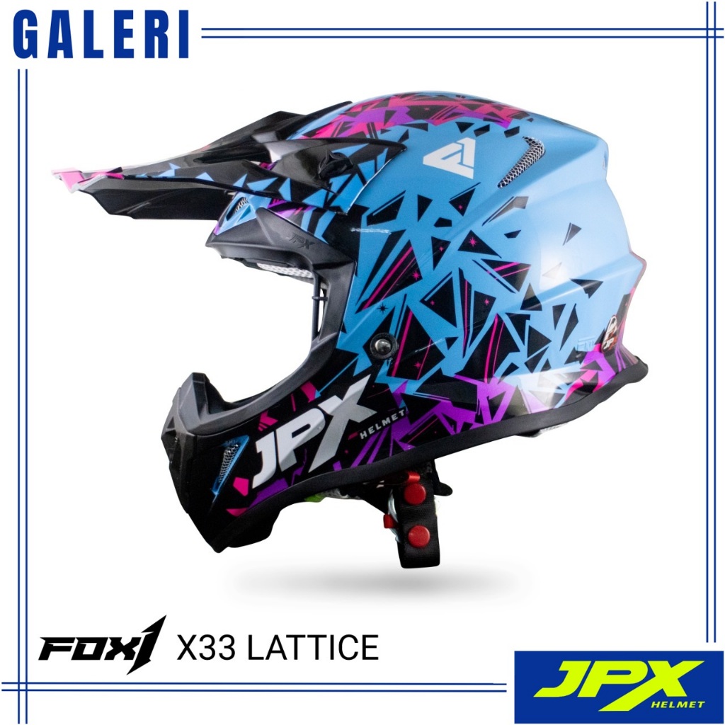 Helm Keren - Helm JPX FOX1 - X33 - FullFace - Offroad - MotoCross - Helm Murah