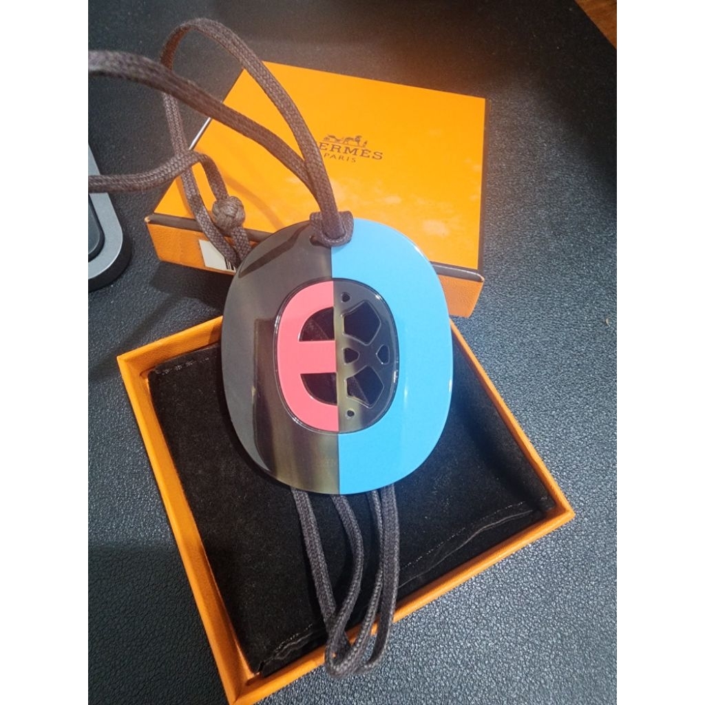 Kalung hermes tanduk kerbau 100% original second jarang di pakai