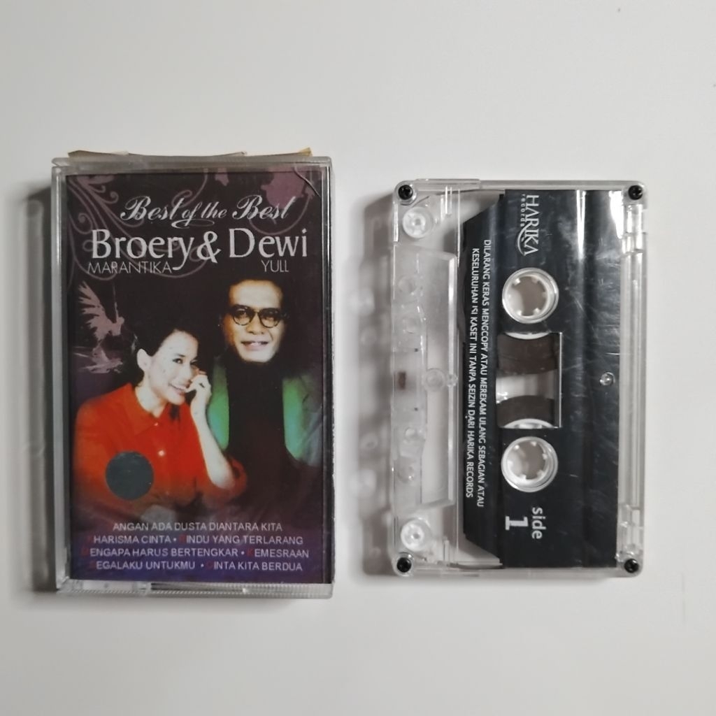 Kaset Best Of The Best Broery Marantika Dewi Yull Pesolima