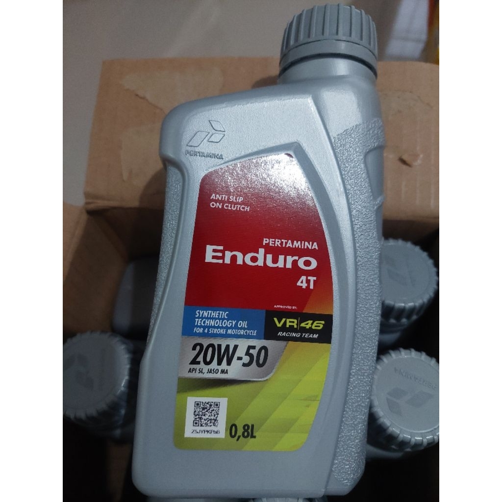 Pertamina Enduro 4T 20W-50 / oli mesin pertamina enduro non matic/ motor gigi  / 100% original