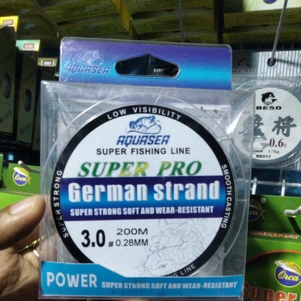 SENAR GERMAN STRAND AQUASEA 0.28 MM 200 METER