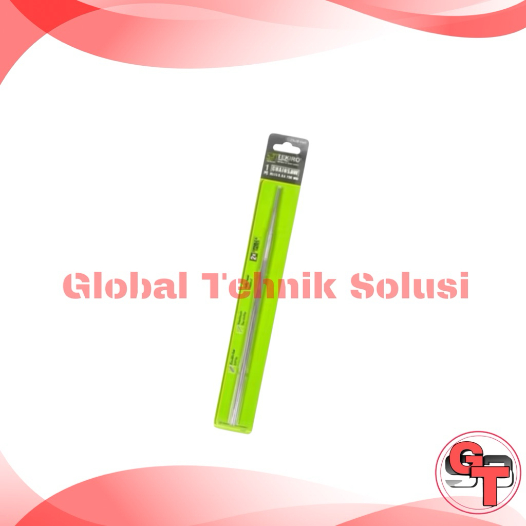 KIKIR BULAT TEKIRO 4.8 mm X 200 mm ORIGINAL Kikir Bulat Rantai Chainsaw 4.8 mm