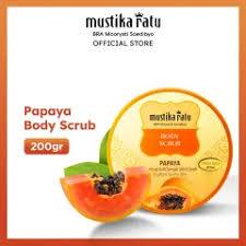 Mustika ratu body scrub papaya