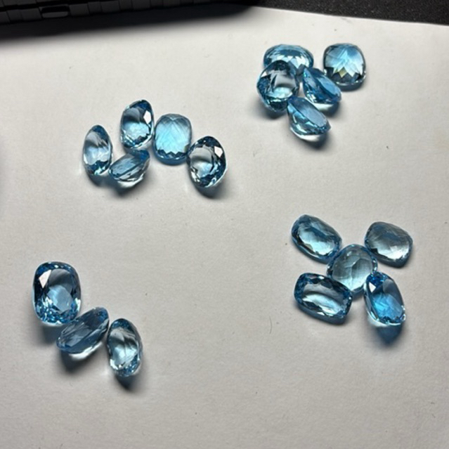 Co blue topaz swiss 260 ct