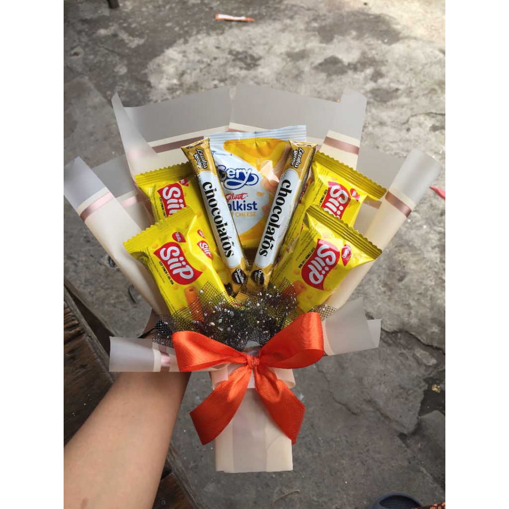 Buket Snack Mini/souvenir/ulang tahun/ Buket Mini/Buket Snack