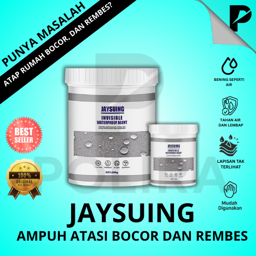 Jaysuing Lem Sealant Gel Aquaproof Anti Bocor Rembes Air Pelapis Penambal Perekat Transparant Bening