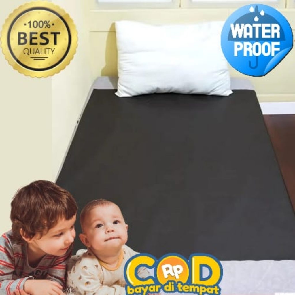 Perlak alas kasur ompol bayi multifungsi meteran 15 warna anti air/ dari (bahan kulit sintetis) bisa