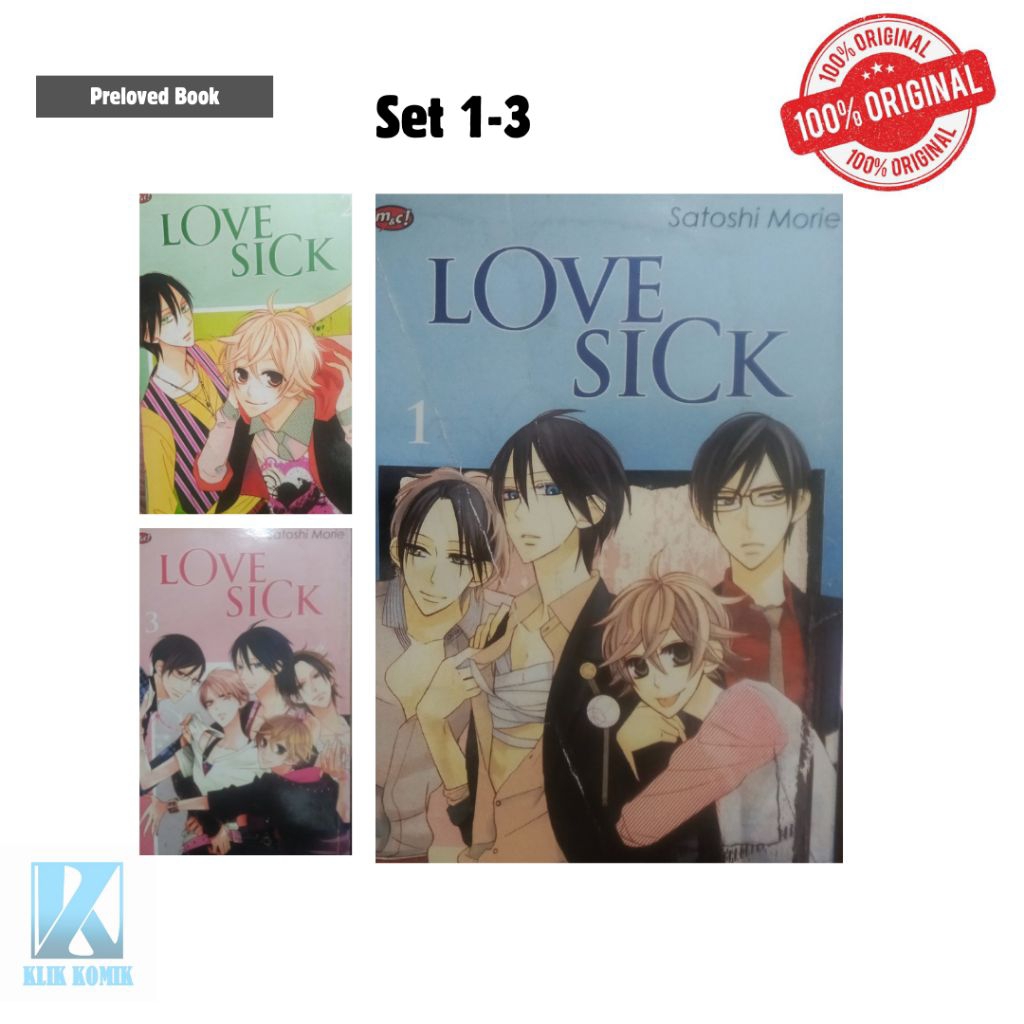 Komik Manga LOVE SICK Original M&C full set