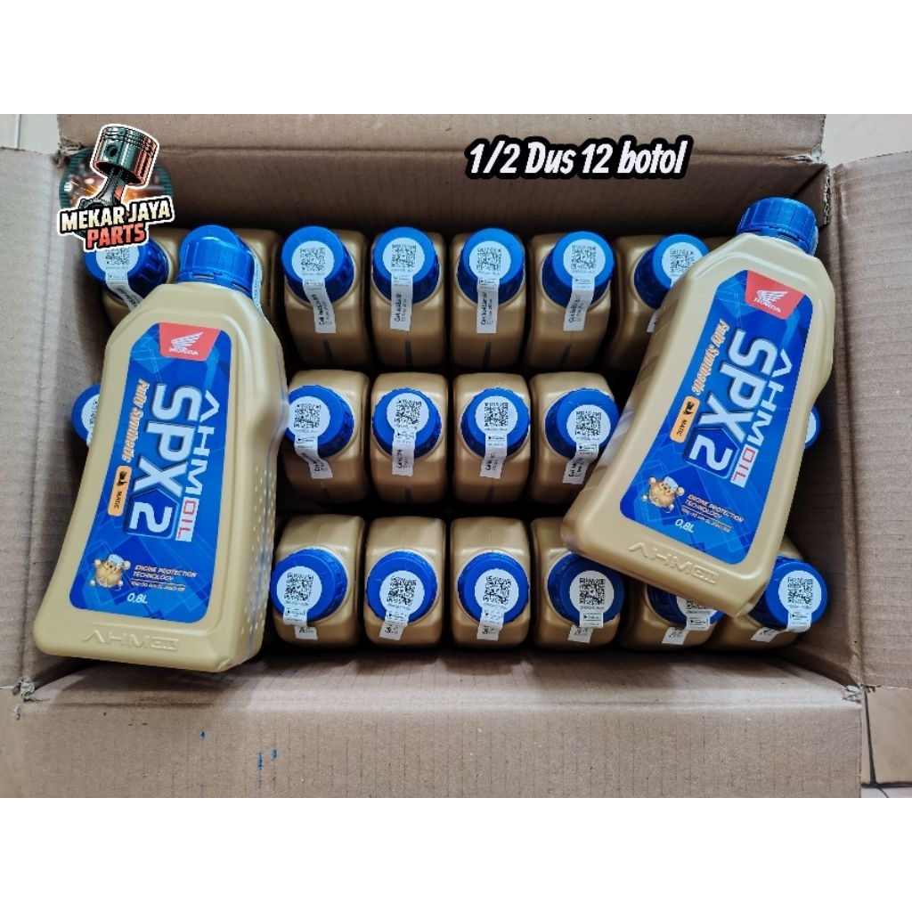 ( Paket 1/2 Dus 12 Botol ) Oli SPX 2 Matic. . SPX 2 Matic 800ml