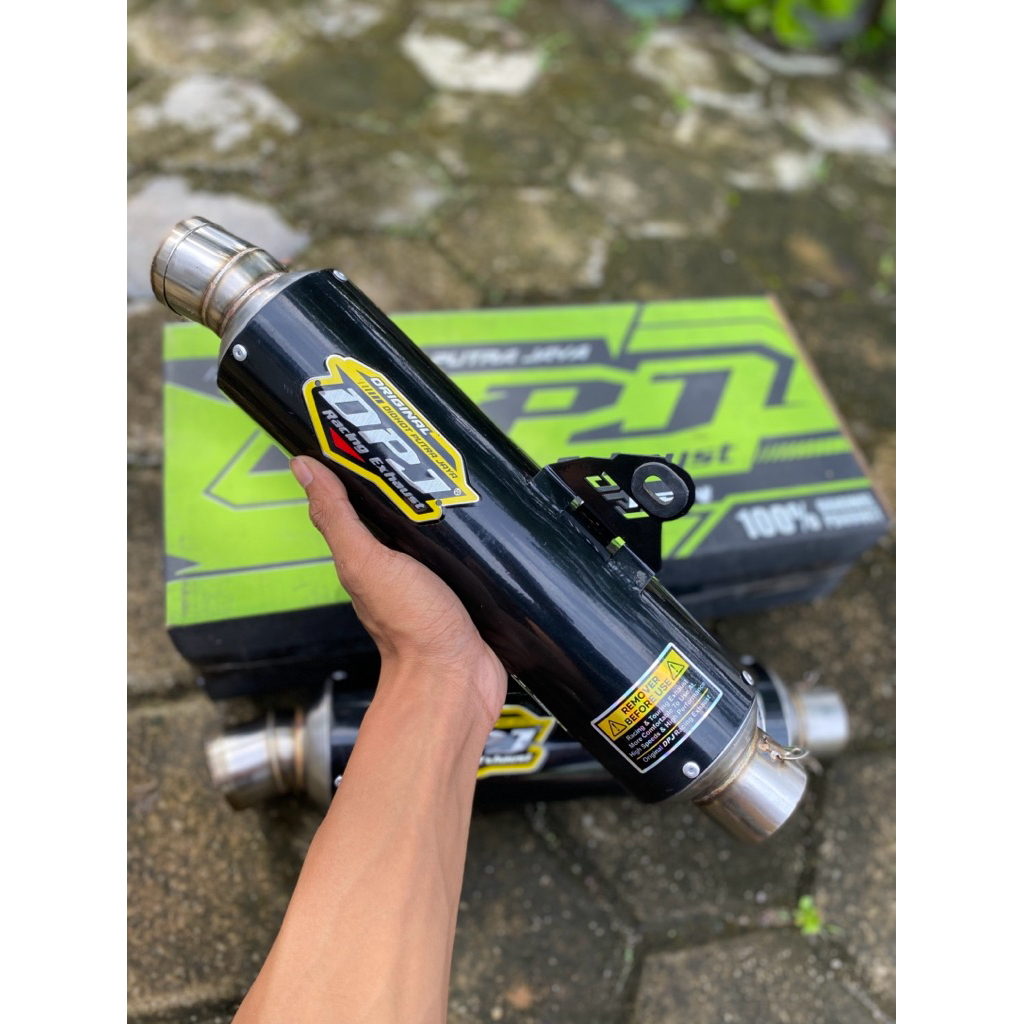 KENALPOT SILINCER DPJ BULAT JENDOL BLACK