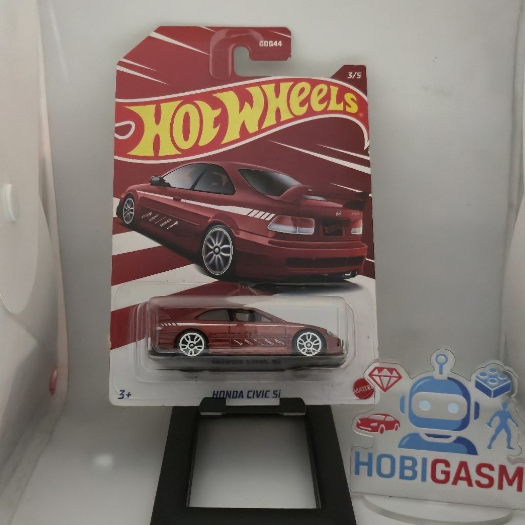 Hotwheels Honda Civic SI | Red Color | Silver Series | Card Honda Edition | Hot Item Rare