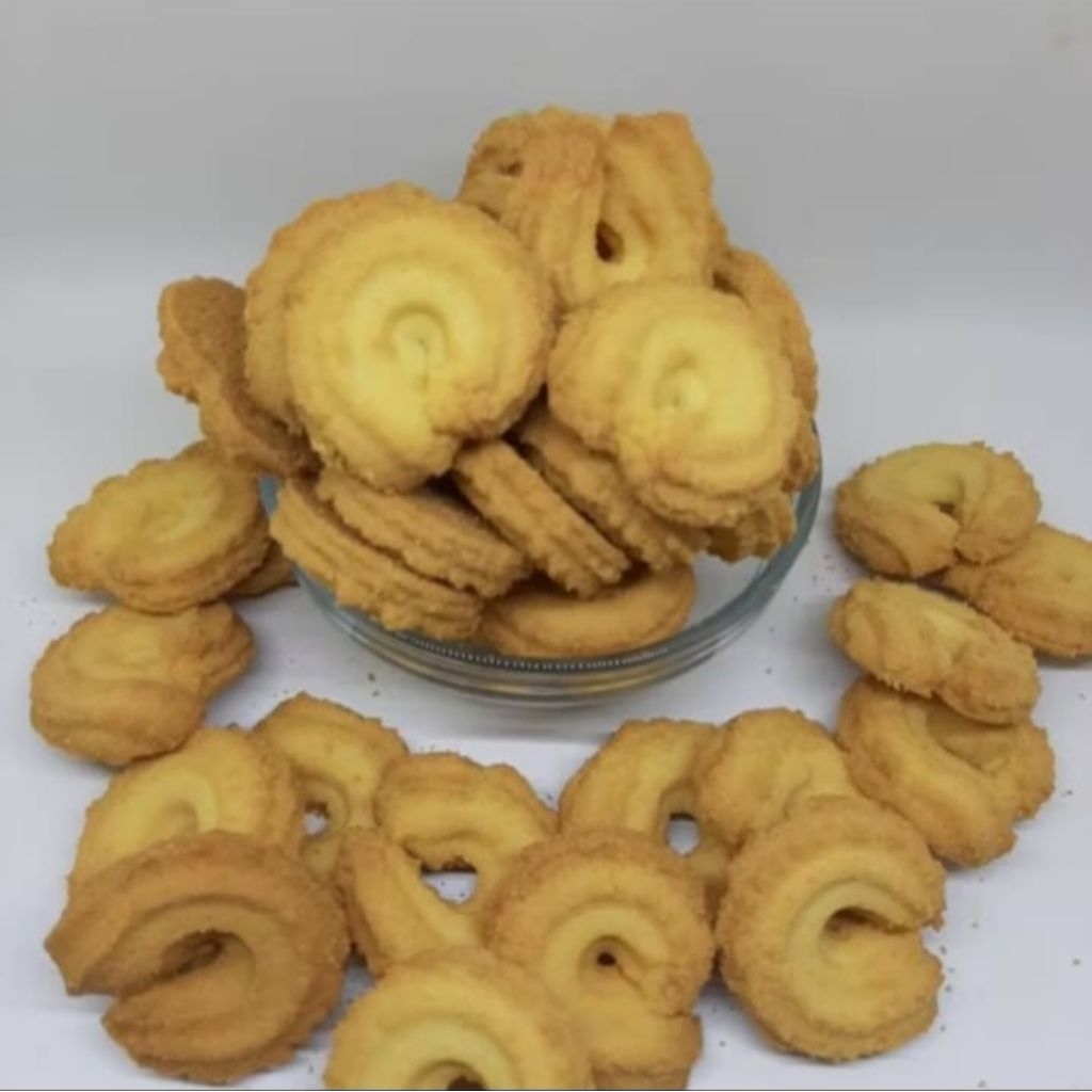 Biskuit Butter Cookies Vanilla Ring//Vanilla Ring Biskuit Monde//1 Kaleng Isi 6Kg Danish Butter Cook