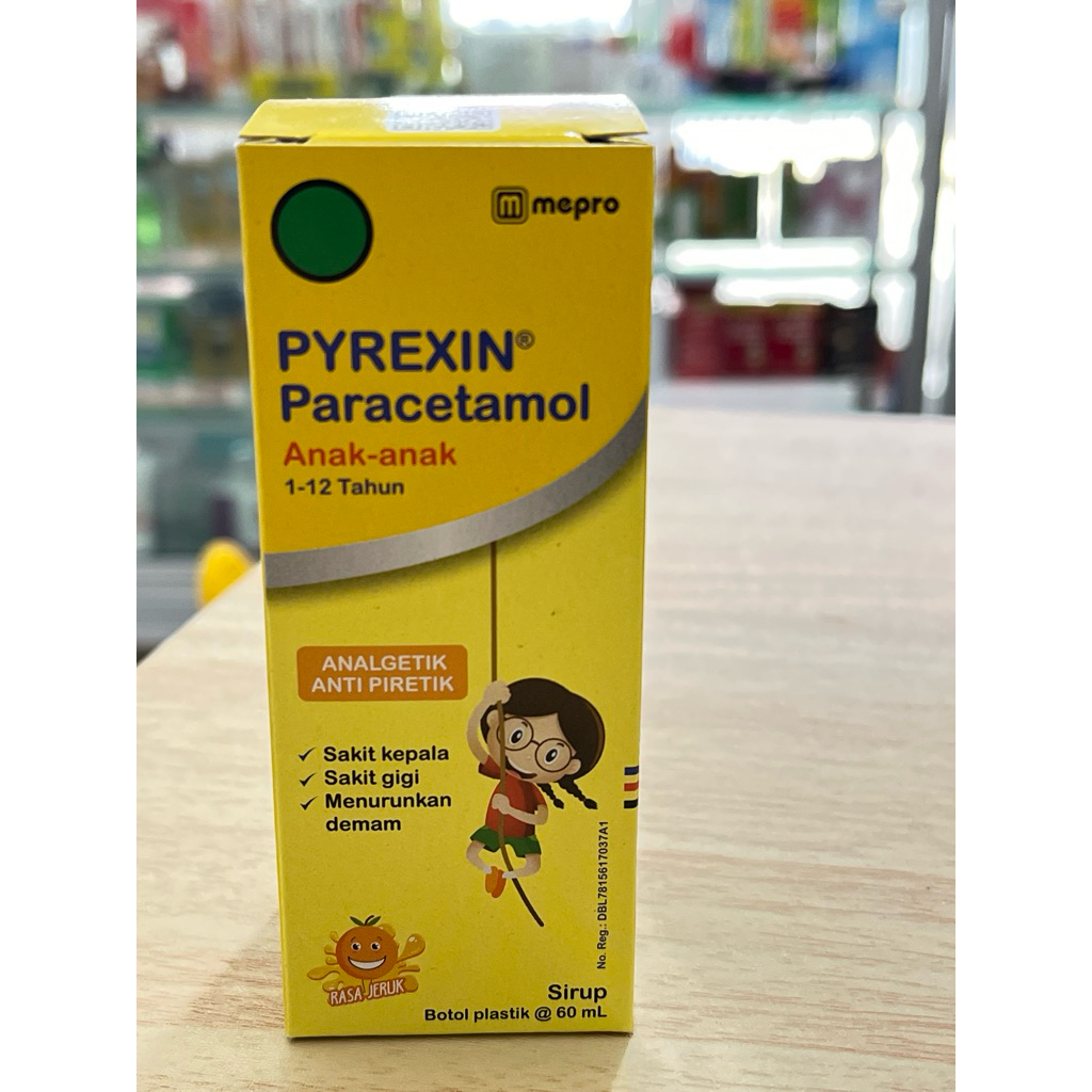 PYREXIN SIRUP DEMAM PARACETAMOL 60ML