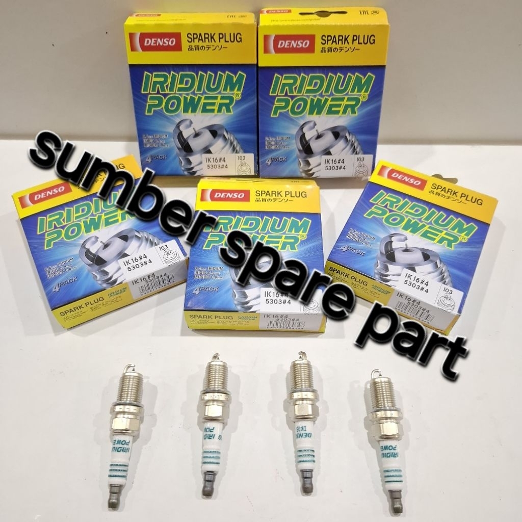 Busi Iridium Atau Spark Plug Asli Denso Mobil Kijang 5K/Kijang 7K/Kijang EFI/Kijang Kapsul/Kijang Kr