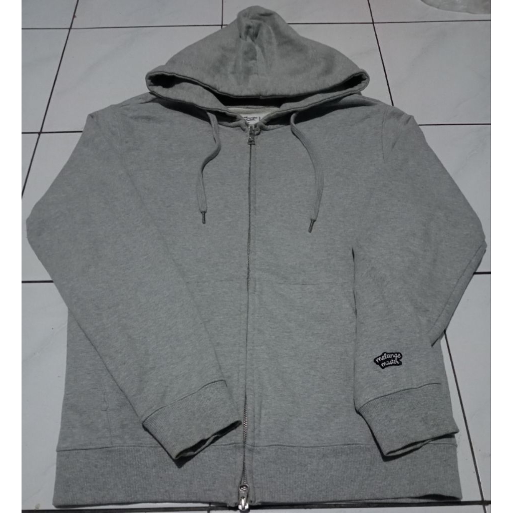 Melange Master Double Zipper Hoodie