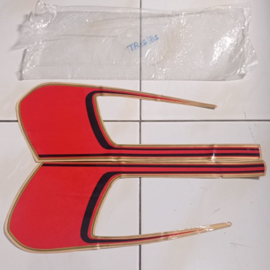 STIKER STICKER STRIPING LIS LES TANK TANGKI TENGKI MOTOR SUZUKI TRS TR S 115 LAWASAN NOS