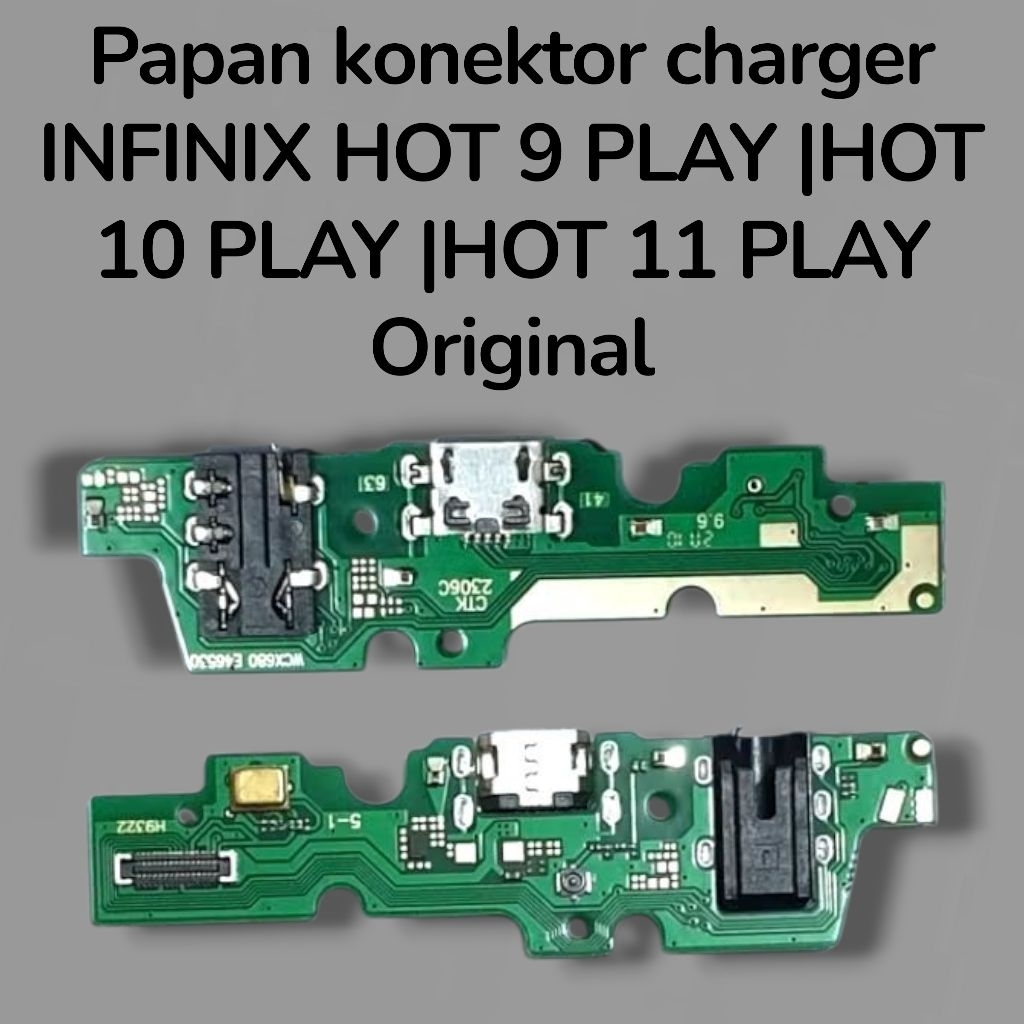 HP INFINIX HOT 9 PLAY |HOT 10 PLAY |HOT 11 PLAY PAPAN KONEKTOR CHARGER / PAPAN CAS ORIGINAL