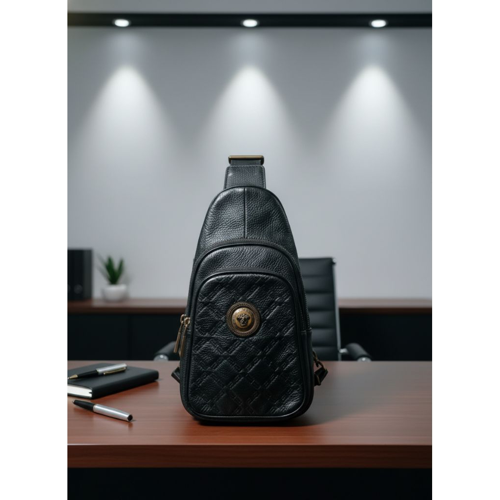 WB Cowok Versacong kulit Asli Second Branded