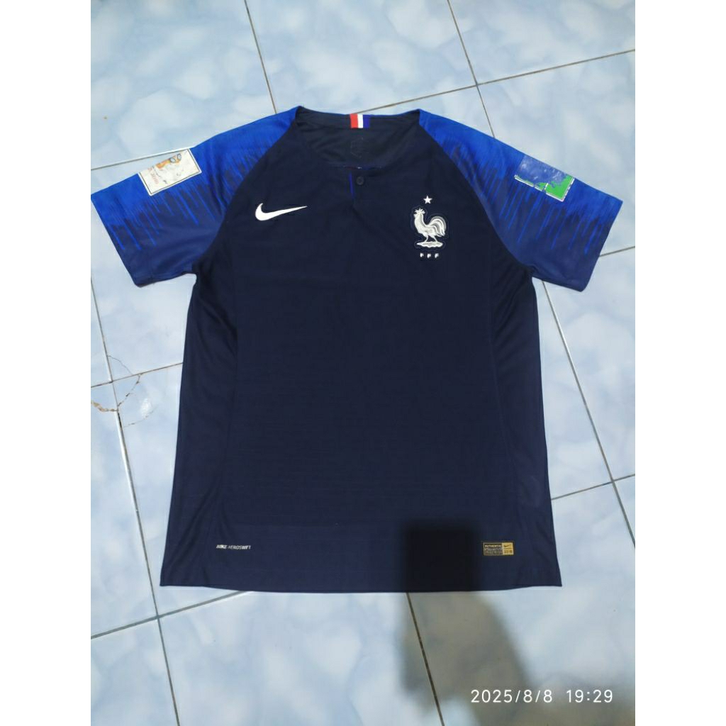 Jersey Prancis 2018 juara size S