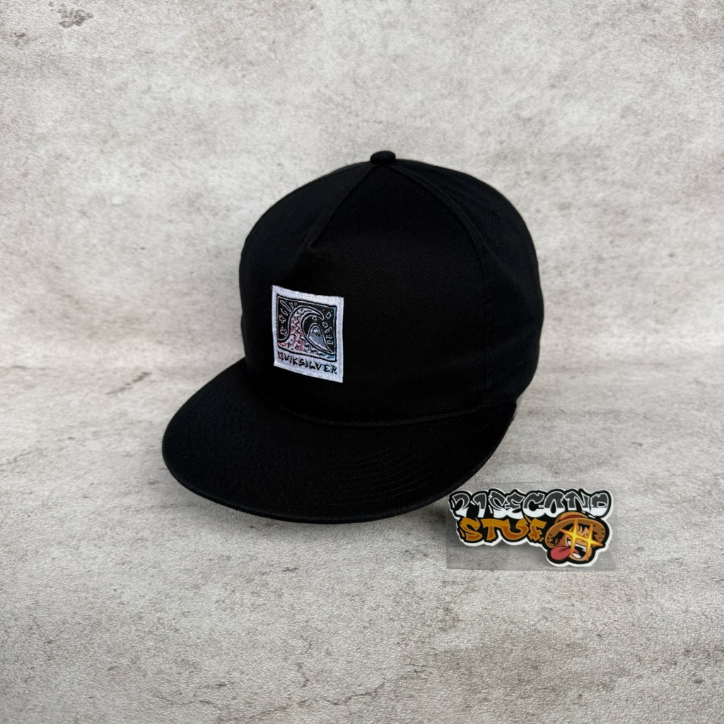 Topi QuikSilver Hitam Dewasa Second