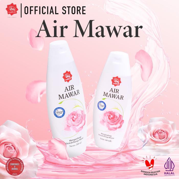 Viva Air Mawar 100ml and 200ml - Viva Air Mawar 100ml Viva Air Mawar 200ml