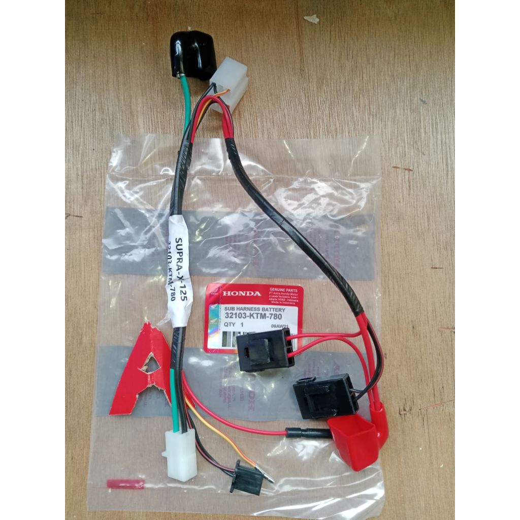 KABEL AKI ACU SUPRA X 125 SUB HARNESS BATTERY SUPRA X 125 32103-KTM-780