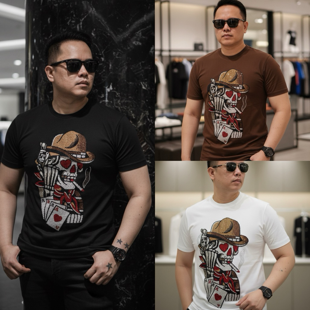 Kaos pria unisex PP PL625209 Premium import  kaos pria unisex premium bahan katun spandex import kao