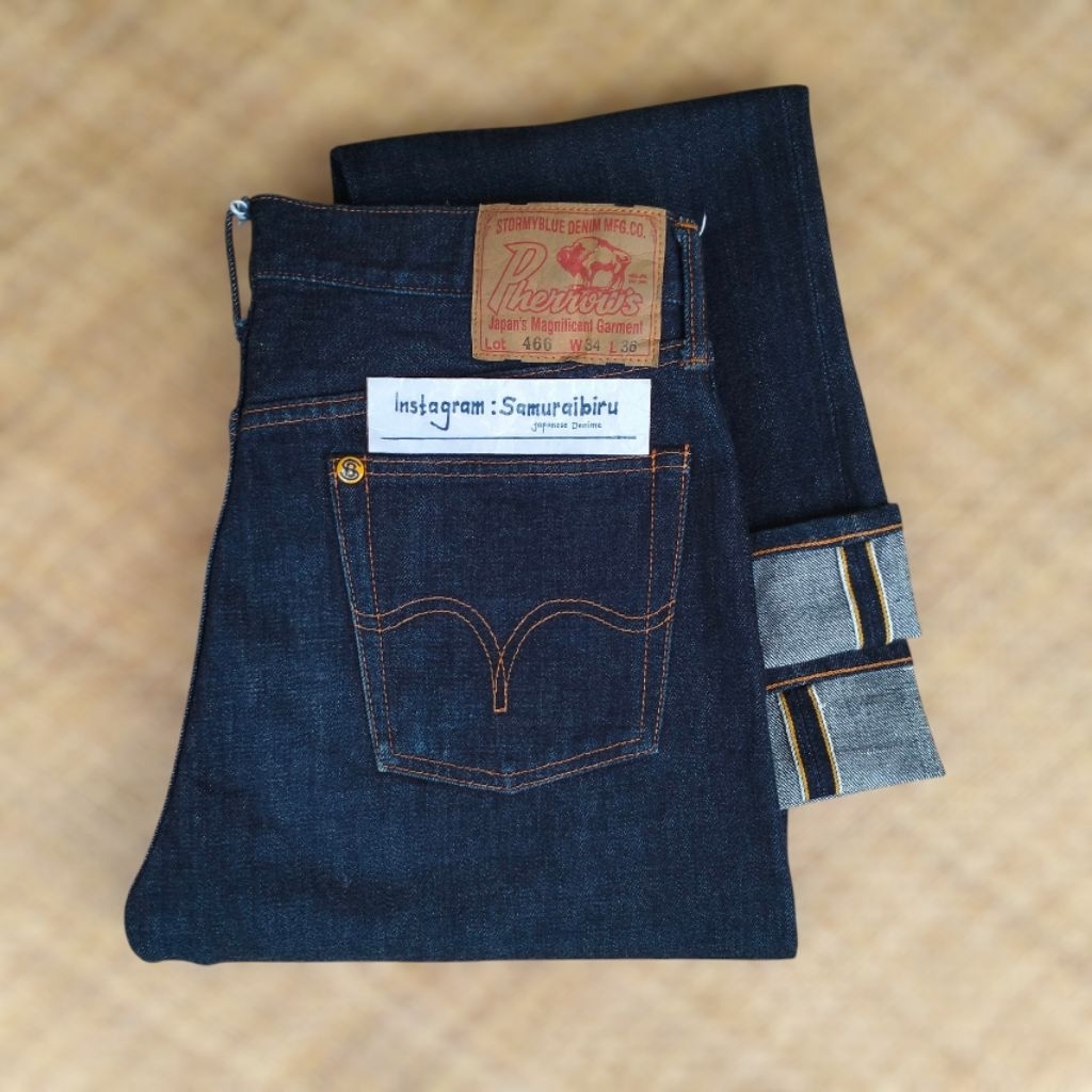Pherrows not The strike gold selvedge not Samurai jeans not momotaro jeans tcb jeans iron heart deni