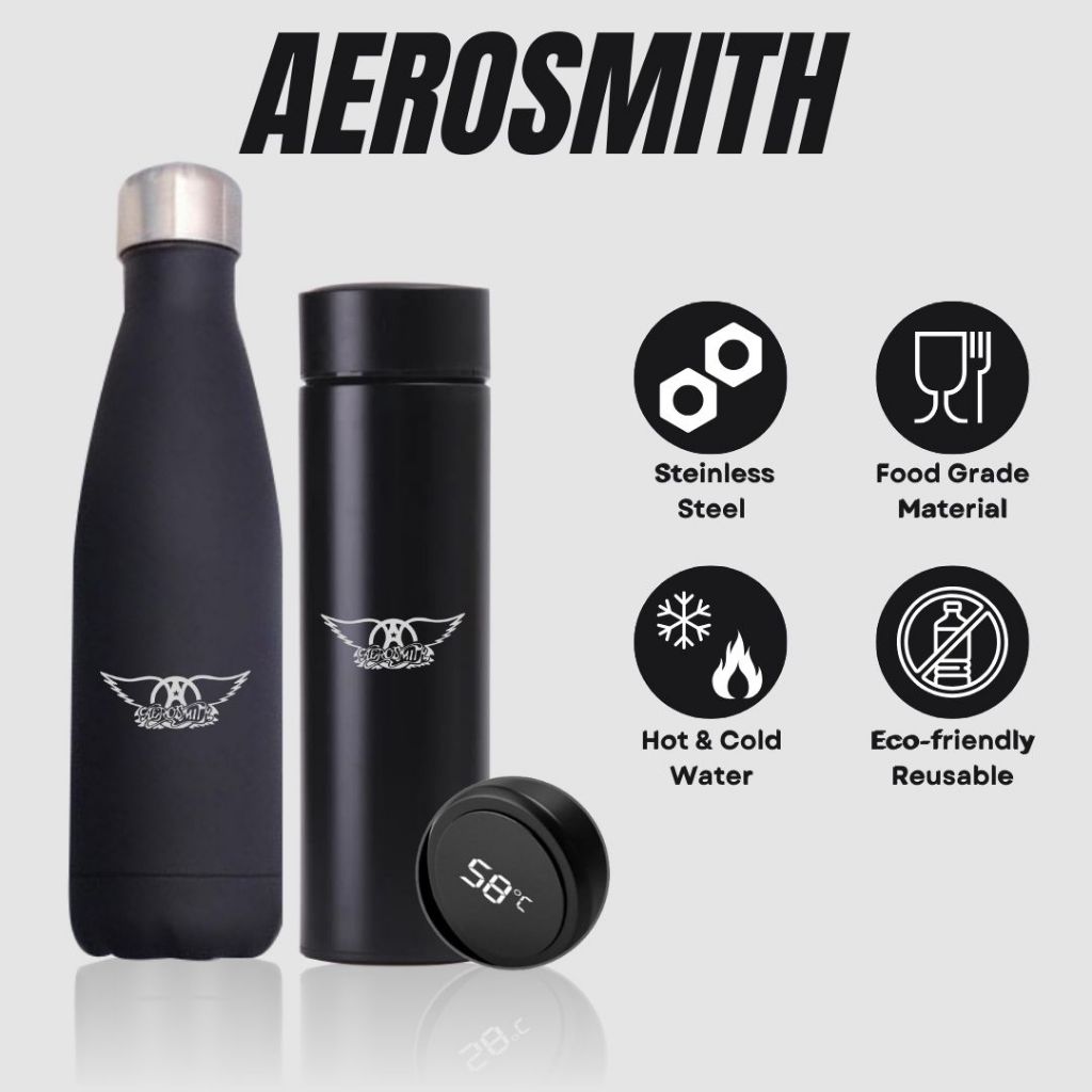AEROSMITH - TUMBLER TERMOS CUSTOM LOGO AEROSMITH