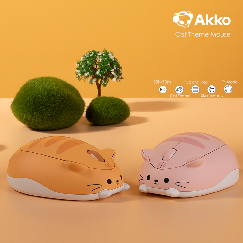 Akko Cat Theme Mouse Kate - Wireless Mouse