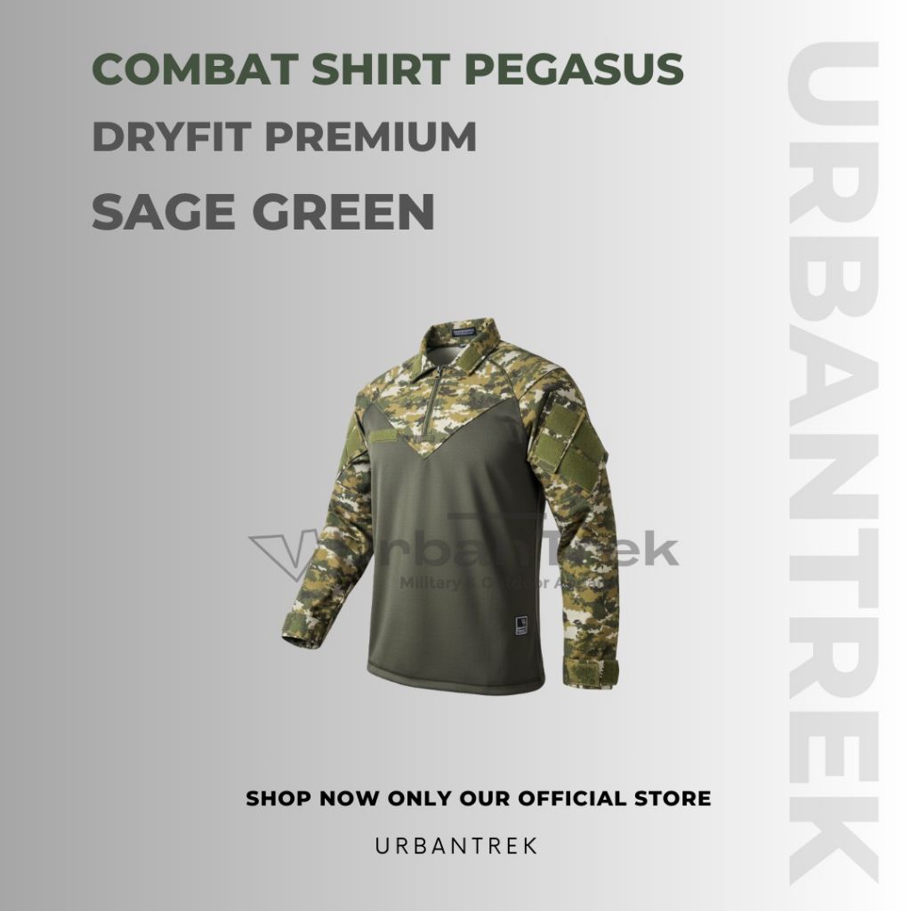Baju BDU TACTICAL Urbantreck Combat Shirt Pegassus Full Drifyt