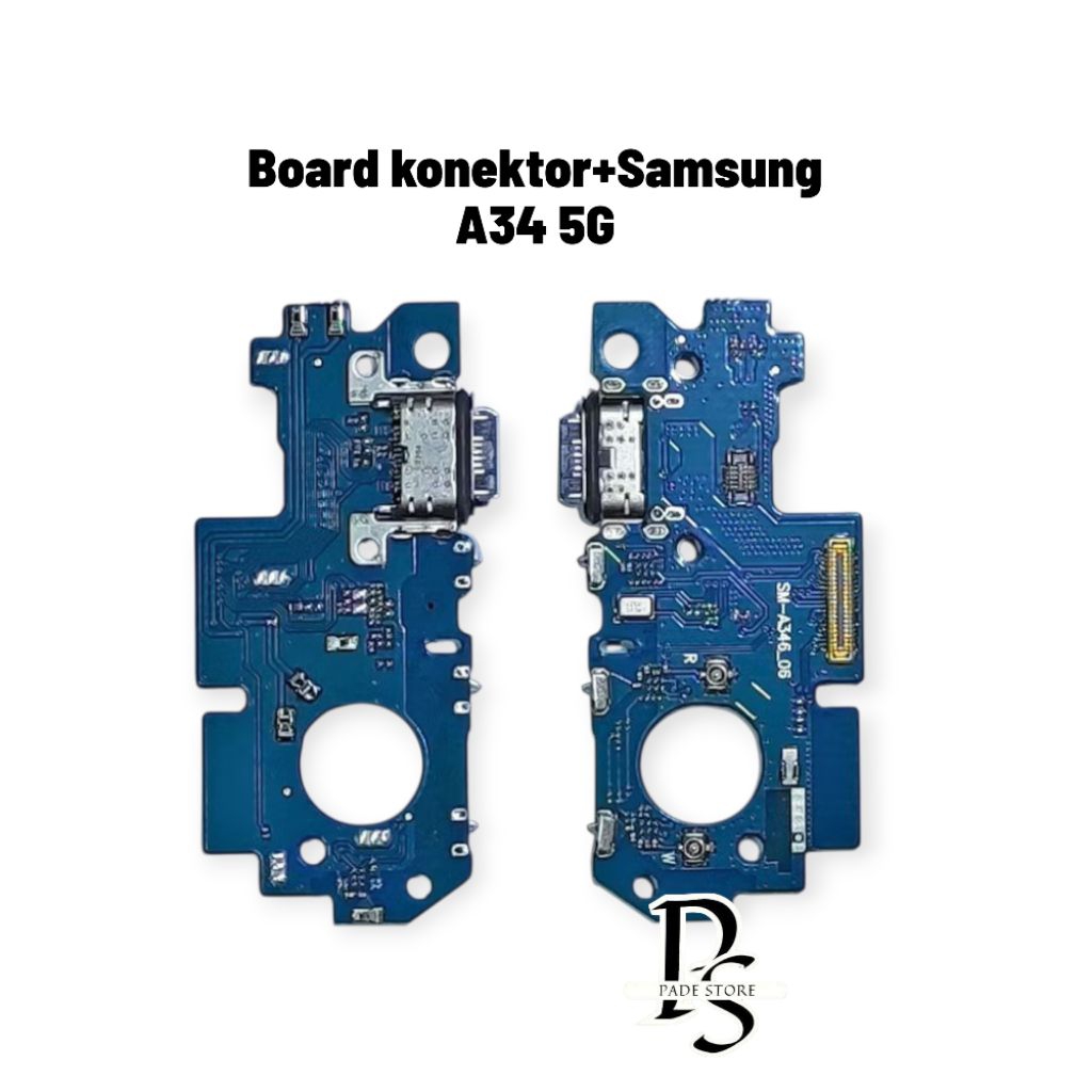 Flexible Konektor Charger Samsung A34 5G Board Konektor+IC