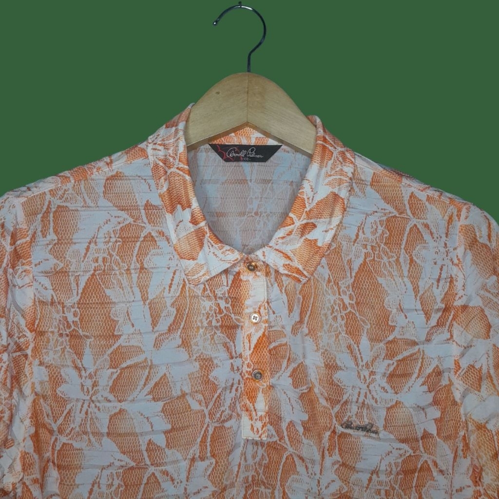 ARNOLD PALMER Kaos Kerah Olahraga,Outfit Beach  Pria. Atasan Olahraga,Outfit Beach Pria Bahan Tipis